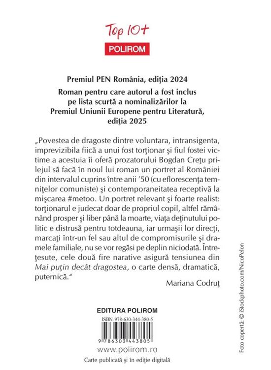 Copertă produs Mai puţin dec&acirc;t dragostea (Top 10+) - gallery big 2