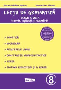 Copertă produs Lecții de gramatică - clasa a VIII-a