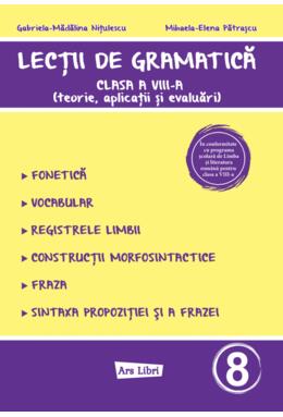 Copertă produs Lecții de gramatică - clasa a VIII-a