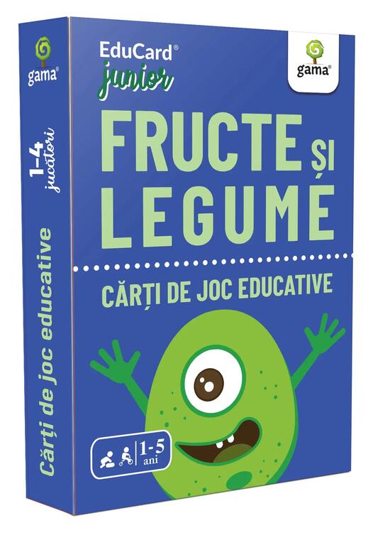 Copertă produs Fructe şi legume. EduCard Junior - gallery big 1