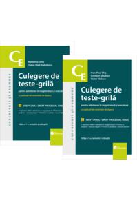 Copertă produs Culegere de teste-grilă pentru admiterea &icirc;n magistratură și avocatură