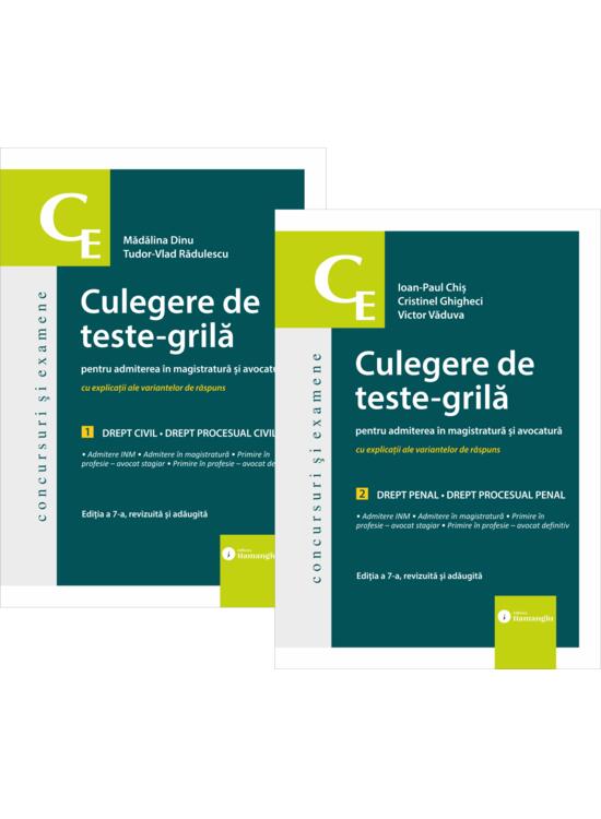 Copertă produs Culegere de teste-grilă pentru admiterea &icirc;n magistratură și avocatură - gallery big 1
