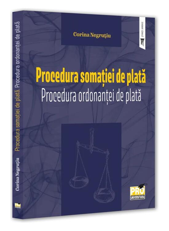Copertă produs Procedura somației de plată. Procedura ordonanței de plată - gallery big 1