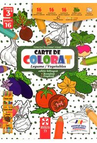 Copertă produs Carte de colorat: Legume / Vegetables