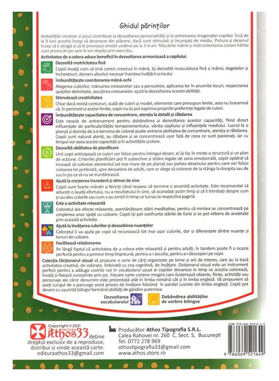 Copertă produs Carte de colorat: Legume / Vegetables - gallery big 2