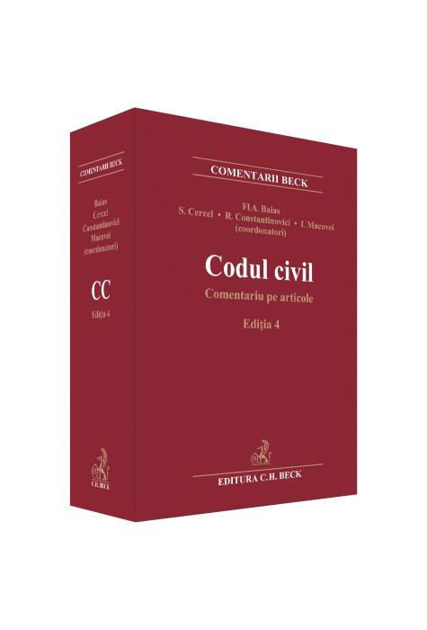Copertă produs Codul civil. Comentariu pe articole