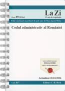 Codul administrativ al Rom&acirc;niei. Cod 817. Actualizat la 30.04.2026