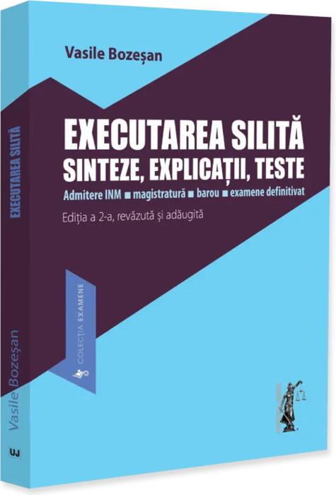 Copertă produs Executarea silită. Sinteze, explicații, teste