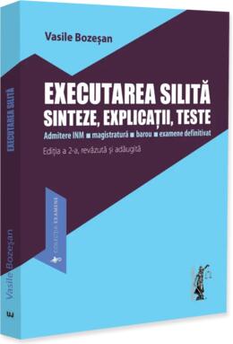 Copertă produs Executarea silită. Sinteze, explicații, teste