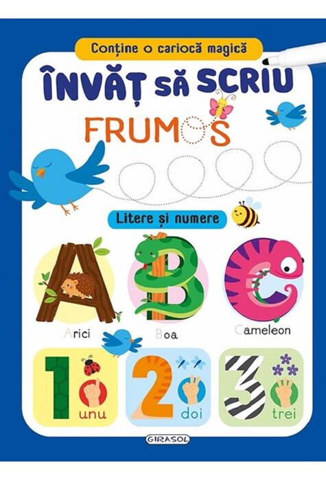 Copertă produs &Icirc;nvăț să scriu frumos. Litere și numere