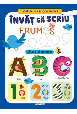 Copertă produs &Icirc;nvăț să scriu frumos. Litere și numere