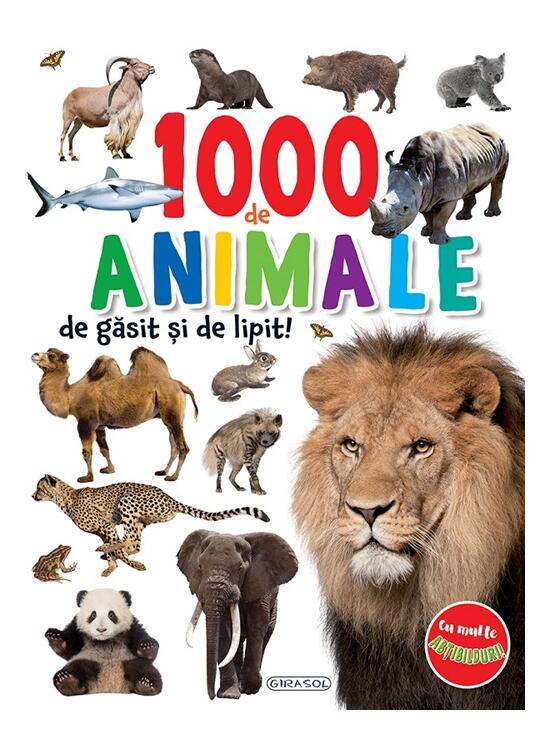 Copertă produs 1000 de animale de găsit și de lipit! - gallery big 1
