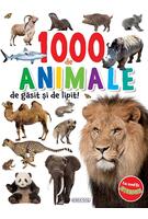 1000 de animale de găsit și de lipit!