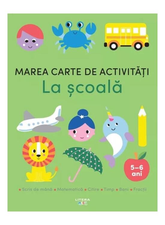 Copertă produs Marea carte de activități. La școală (5-6 ani) - gallery big 1