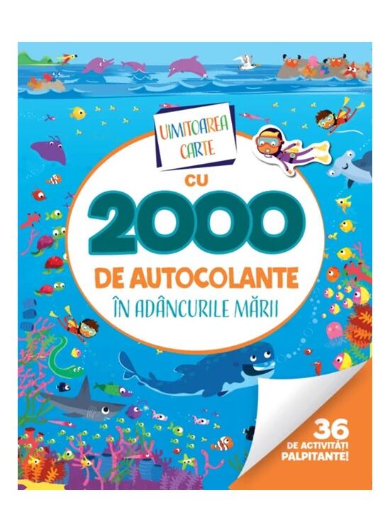 Copertă produs Uimitoarea carte cu 2000 de autocolante. &Icirc;n ad&acirc;ncurile mării - gallery big 1