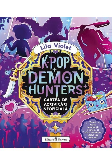 Copertă produs K-Pop Demon Hunters. Cartea de activități neoficială