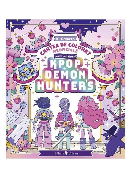 Copertă produs K-Pop Demon Hunters. Cartea de colorat neoficială - gallery big 1