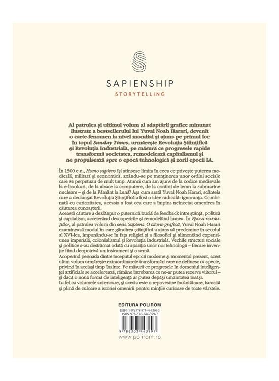Copertă produs Sapiens. O istorie grafică (Vol. 4) Epoca revoluțiilor - gallery big 2