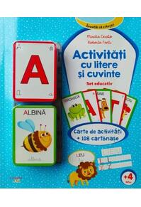Copertă produs Activități cu litere și cuvinte. Set educativ