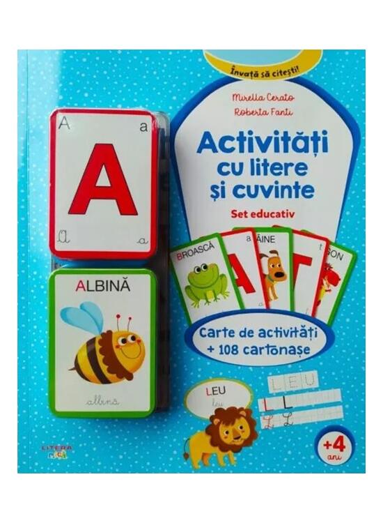 Copertă produs Activități cu litere și cuvinte. Set educativ - gallery big 1