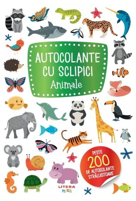 Copertă produs Autocolante cu sclipici. Animale