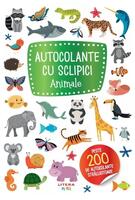 Autocolante cu sclipici. Animale