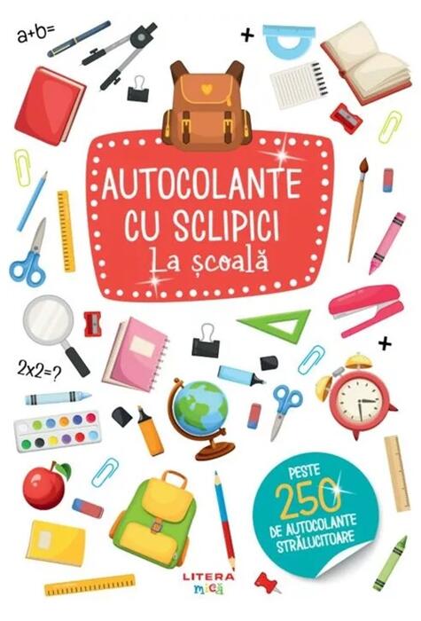Copertă produs Autocolante cu sclipici. La școală
