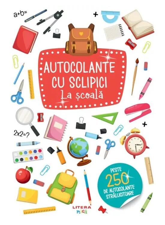 Copertă produs Autocolante cu sclipici. La școală - gallery big 1