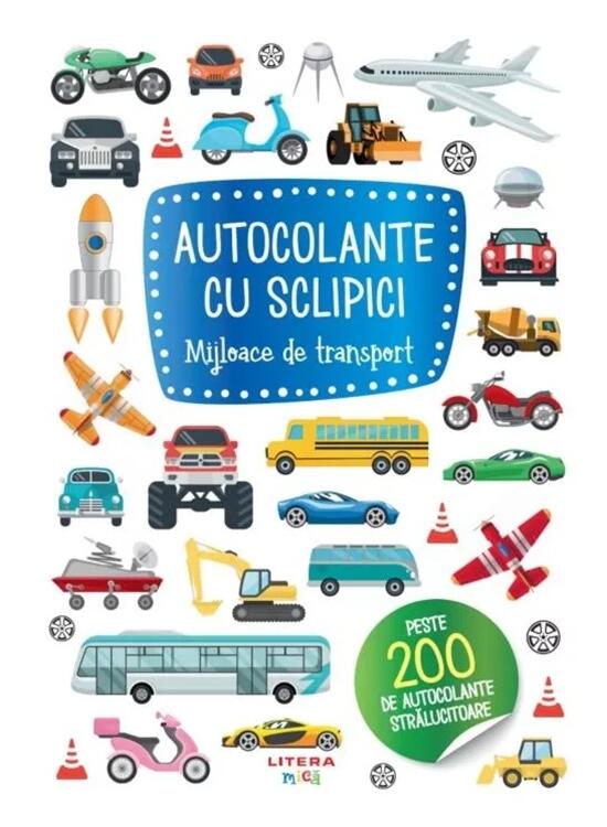 Copertă produs Autocolante cu sclipici. Mijloace de transport - gallery big 1