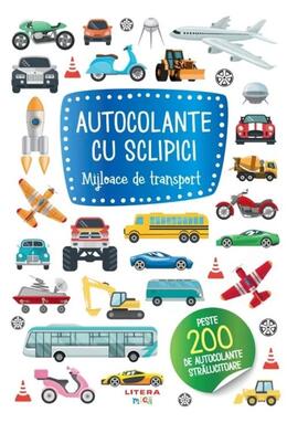 Copertă produs Autocolante cu sclipici. Mijloace de transport