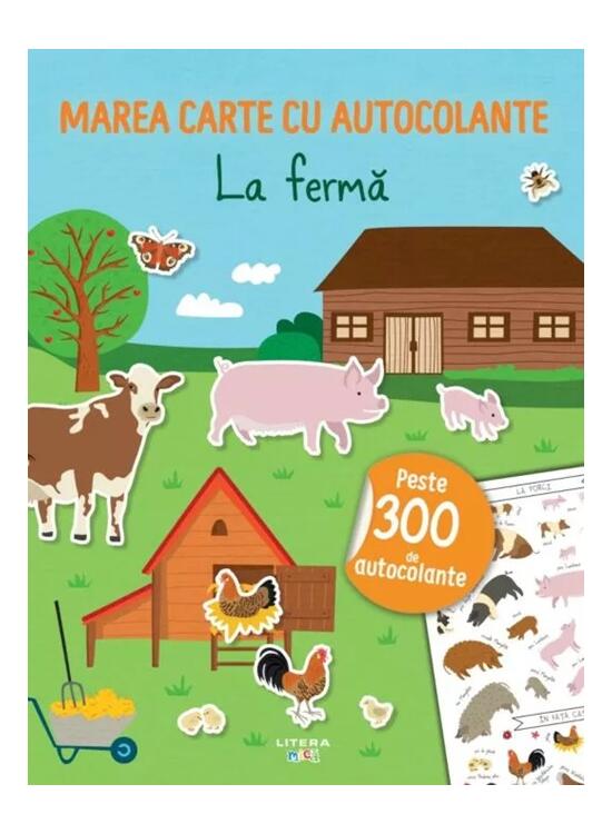Copertă produs Marea carte cu autocolante. La fermă - gallery big 1