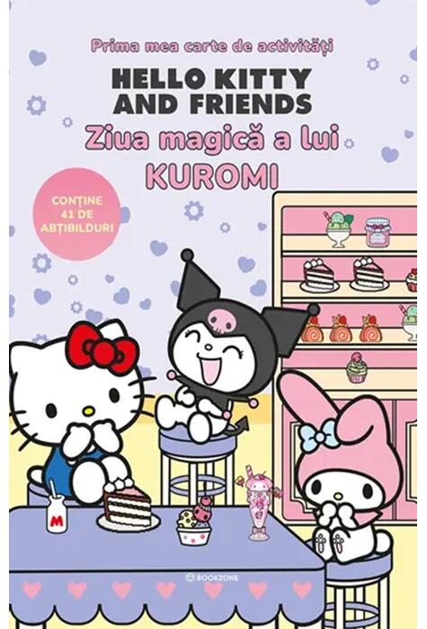 Copertă produs Prima mea carte de activități. Hello Kitty and Friends. Ziua magică a lui Kuromi
