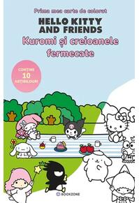 Copertă produs Prima mea carte de colorat. Hello Kitty and Friends. Kuromi și creioanele fermecate