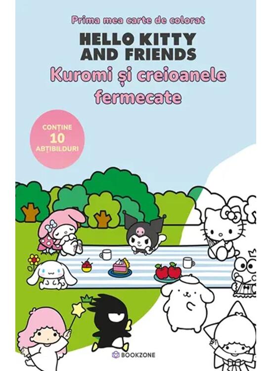 Copertă produs Prima mea carte de colorat. Hello Kitty and Friends. Kuromi și creioanele fermecate - gallery big 1
