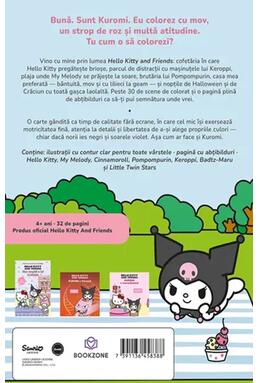 Copertă produs Prima mea carte de colorat. Hello Kitty and Friends. Kuromi și creioanele fermecate
