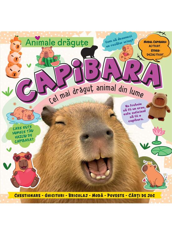 Copertă produs Capibara - Cel mai drăguț animal din lume - gallery big 1