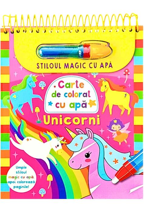 Copertă produs Unicorni - Stiloul magic cu apă