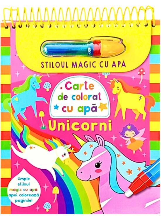 Copertă produs Unicorni - Stiloul magic cu apă - gallery big 1