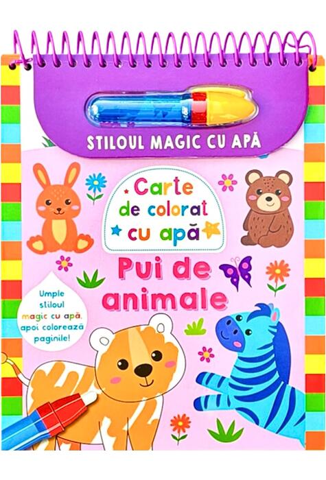 Copertă produs Pui de animale - Stiloul magic cu apă