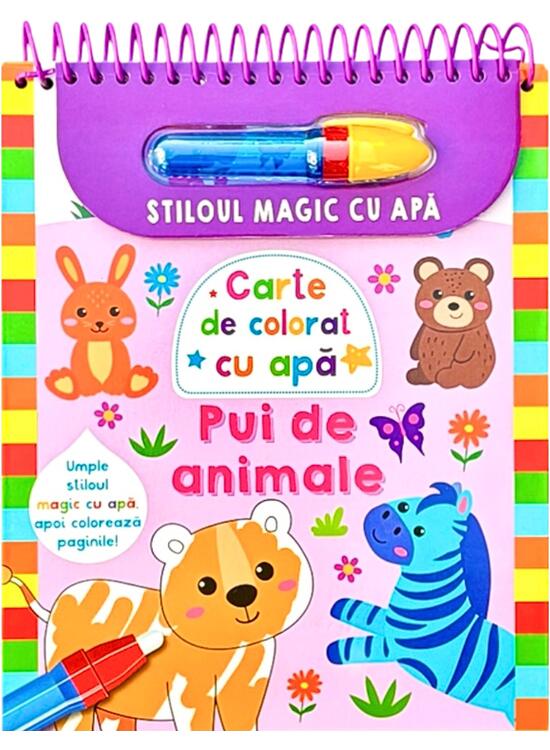 Copertă produs Pui de animale - Stiloul magic cu apă - gallery big 1