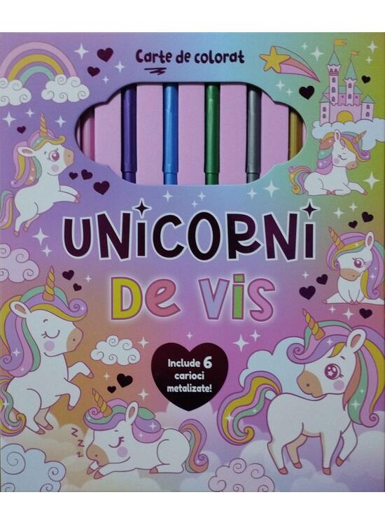 Copertă produs Unicorni de vis. Carte de colorat - gallery big 1