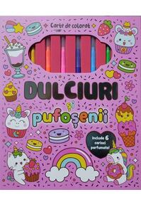 Copertă produs Dulciuri și pufoșenii. Carte de colorat
