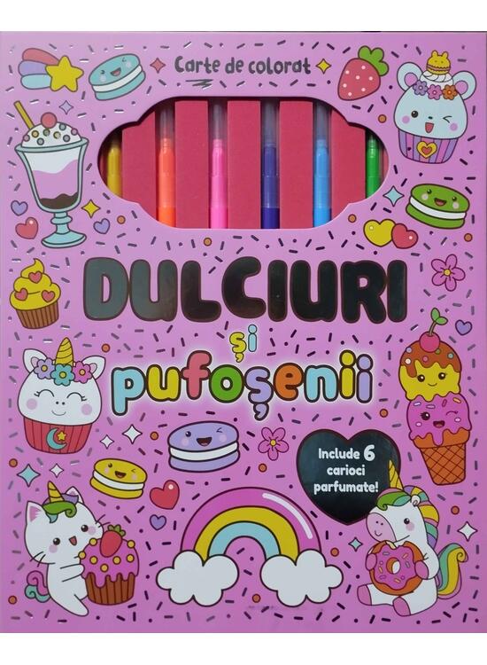 Copertă produs Dulciuri și pufoșenii. Carte de colorat - gallery big 1