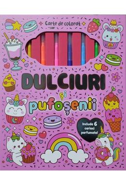 Copertă produs Dulciuri și pufoșenii. Carte de colorat