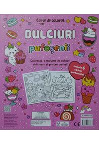 Copertă produs Dulciuri și pufoșenii. Carte de colorat