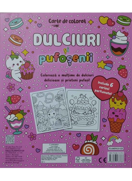 Copertă produs Dulciuri și pufoșenii. Carte de colorat - gallery big 2