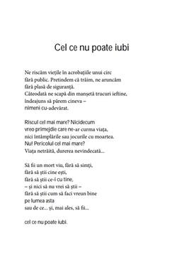 Copertă produs Cel ce nu poate iubi