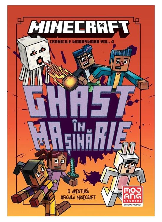 Copertă produs Minecraft. Cronicile Woodsword. Ghast &icirc;n mașinărie (Vol. 4) - gallery big 1