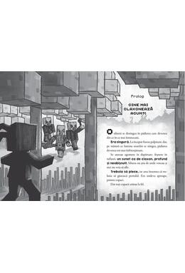 Copertă produs Minecraft. Cronicile Woodsword. Ghast &icirc;n mașinărie (Vol. 4)