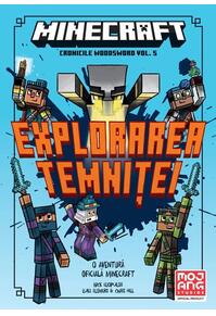 Copertă produs Minecraft. Cronicile Woodsword. Explorarea temniței (Vol. 5)